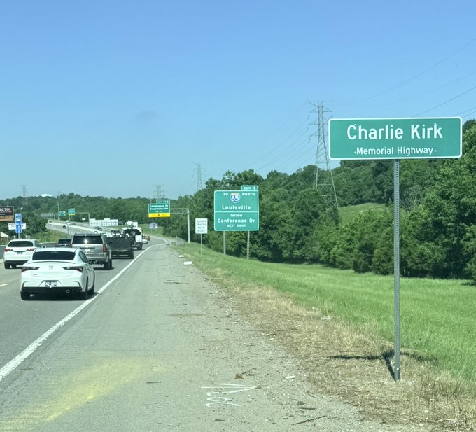 Tennessee Highway Named After Charlie Kirk 