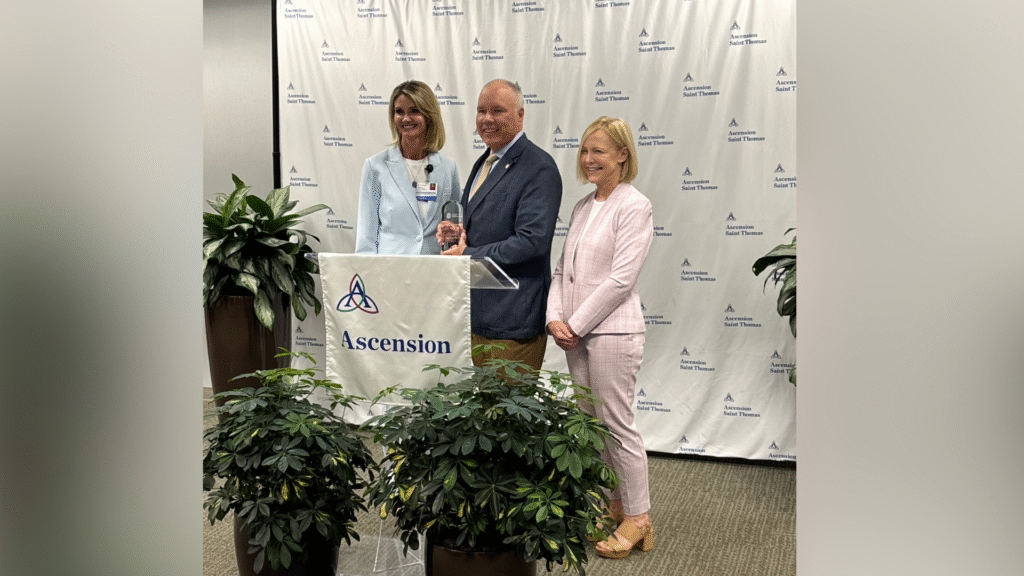 Rep. Bryan Terry receives Hospital Hero award